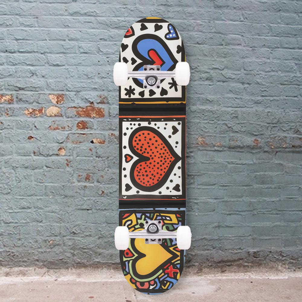 3 Beautiful Hearts Wall Art or 8.25" Skateboard - Image 4