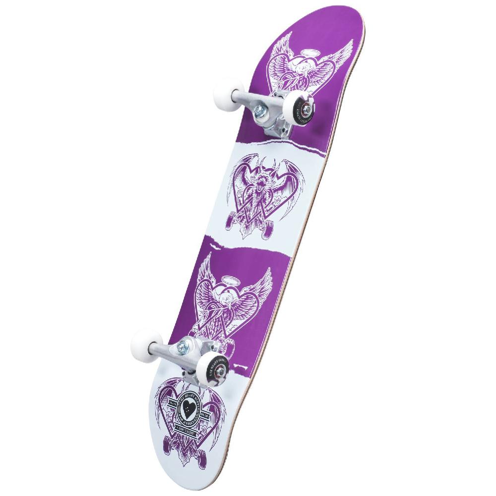 Heart Supply Bam Dark Light Purple/White 7.75" Skateboard - Image 4