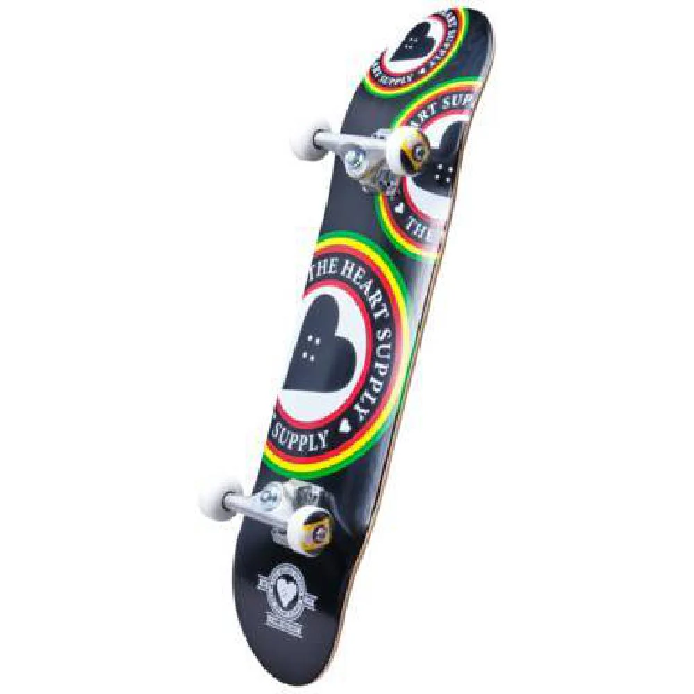 Heart Supply Orbit Logo Black 7.75" Skateboard - Image 3