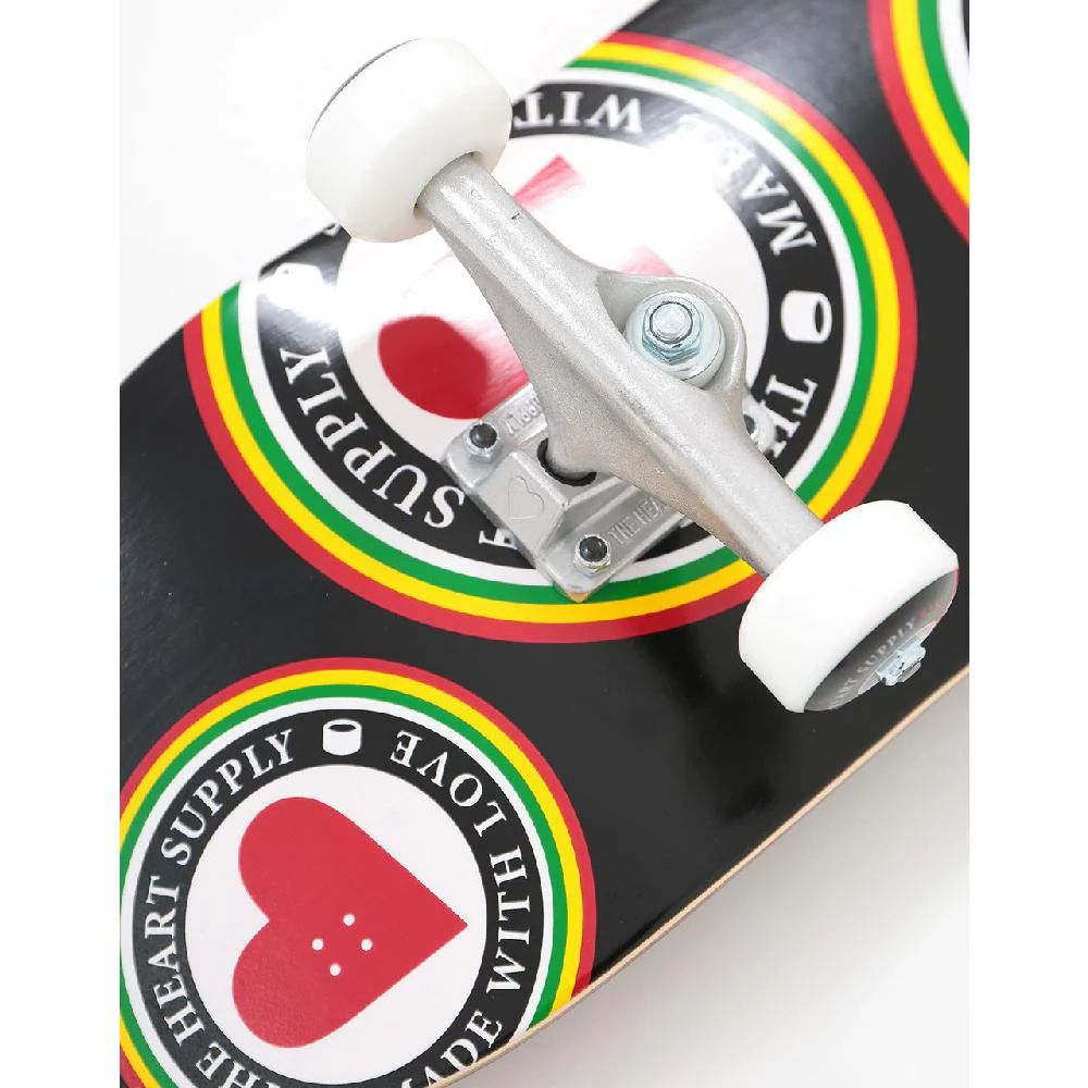 Heart Supply Orbit Logo Black 8.0" Skateboard - Image 6