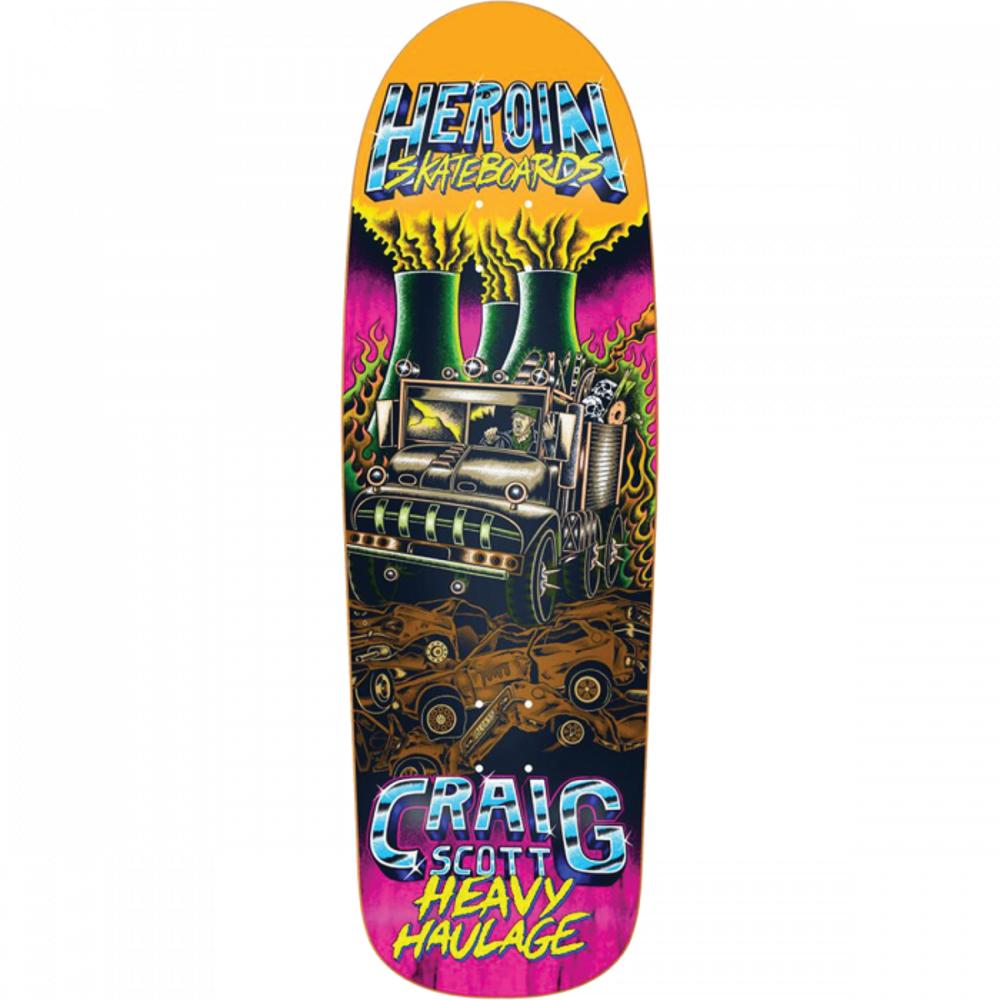 Heroin Questions Heavy Haulage 9.5" Skateboard Deck