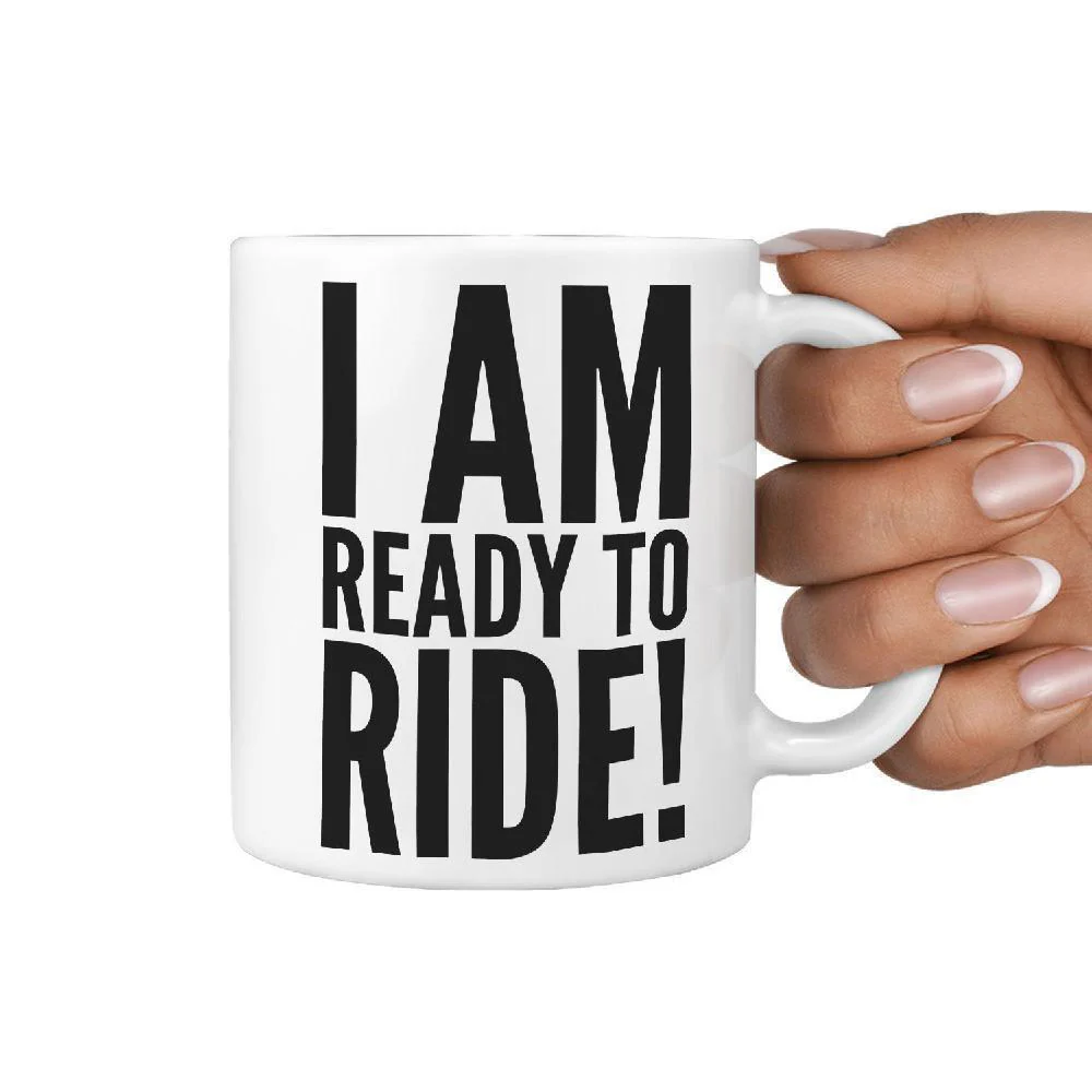 I AM READY TO RIDE! | Skateboarding Coffee Mug Gift Idea - Image 3