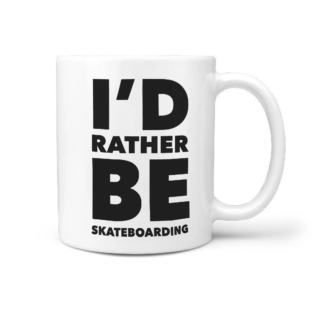 I'd Rather Be Skateboarding Mug - Image 2