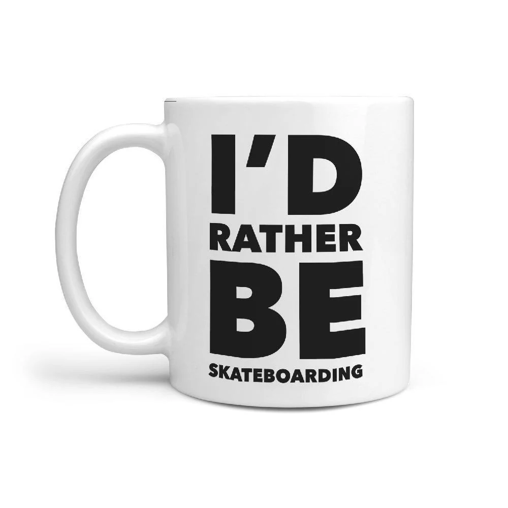 I'd Rather Be Skateboarding Mug - Image 3