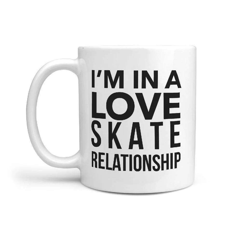 I'm in a Love Skate Relationship Skateboarding Mug - Image 2