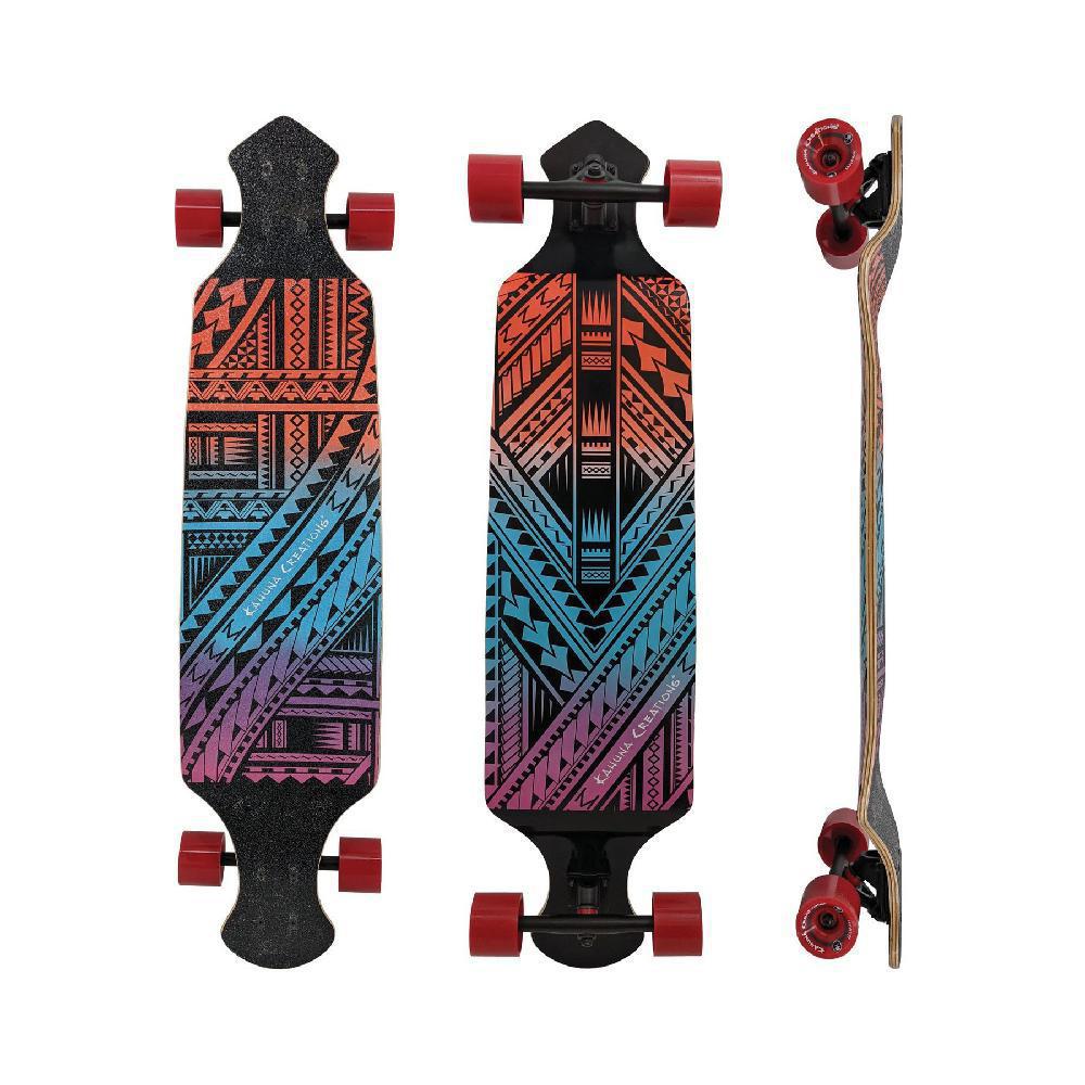 Kahuna Creations Hilo Tatau Sunset 42" Drop Down Longboard