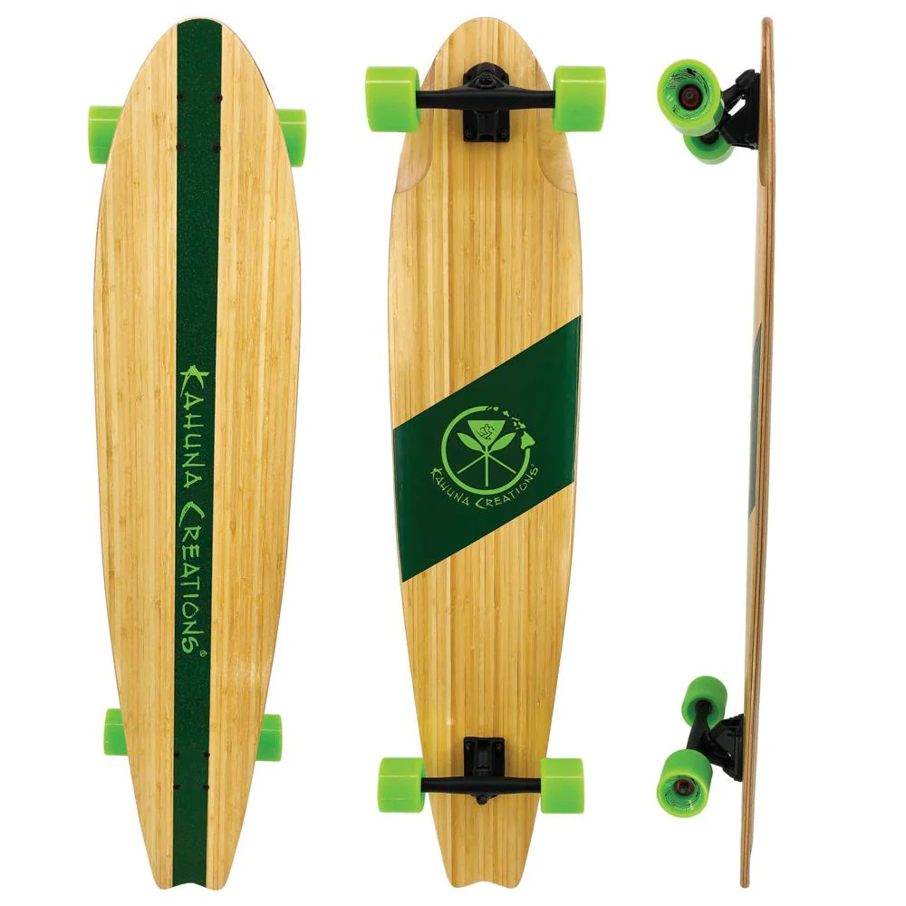 Kahuna Creations Pohaku Bamboo 46" Longboard with Bear Trucks