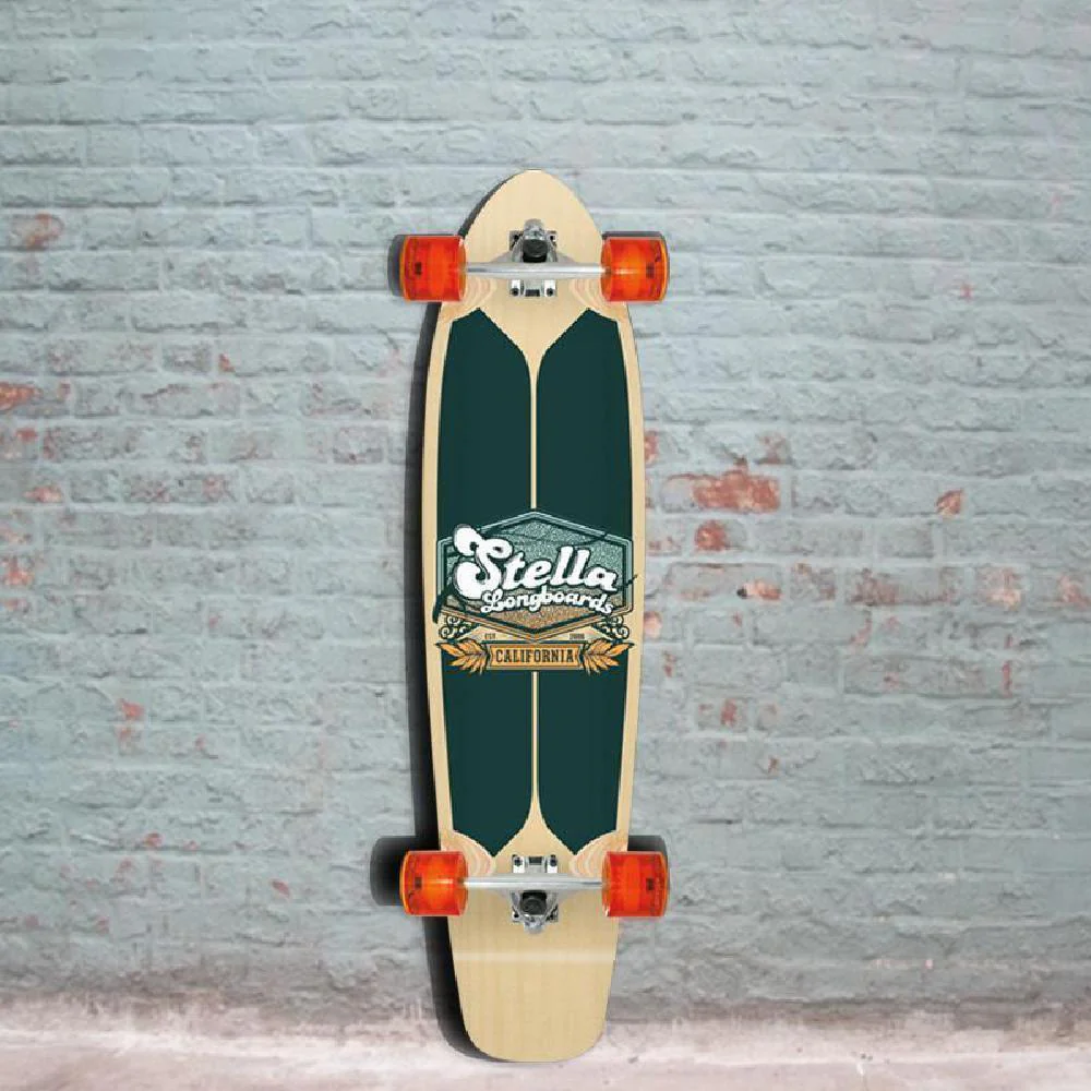38" Kicktail Longboard Stella Splitter - Image 2