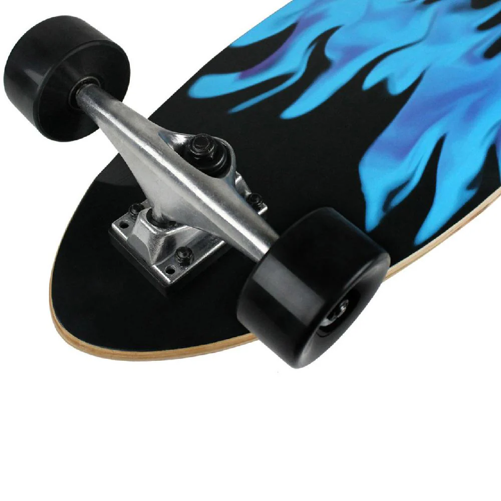 Krown Blue Flame 43" Pintail Longboard - Image 3