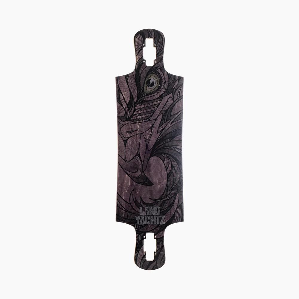 Landyachtz Drop Hammer Black Eagle 35" Drop Though Longboard Deck