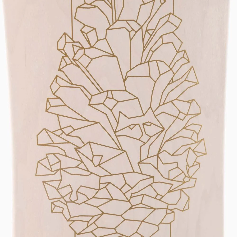 Landyachtz Drop Hammer White Pinecone 36.5" Longboard Complete - Image 2