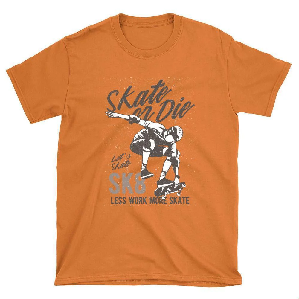Less Work More Skate Skateboard T-Shirt - Image 3