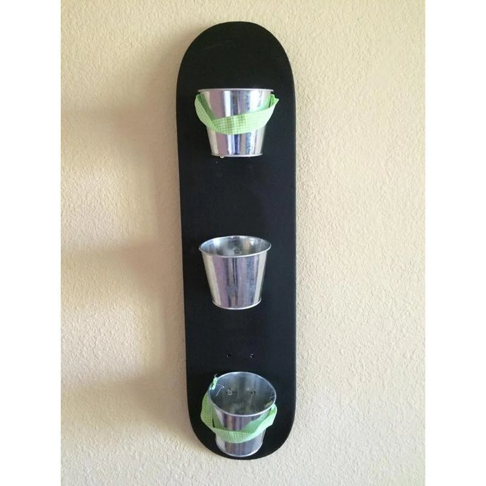 Longboard Skateboard Art - Compact Herb Garden - Image 5