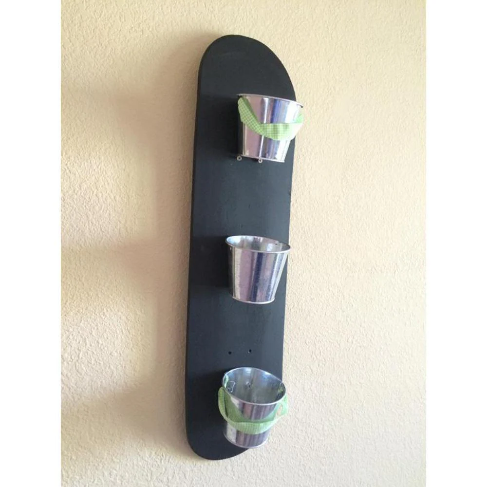 Longboard Skateboard Art - Compact Herb Garden - Image 6