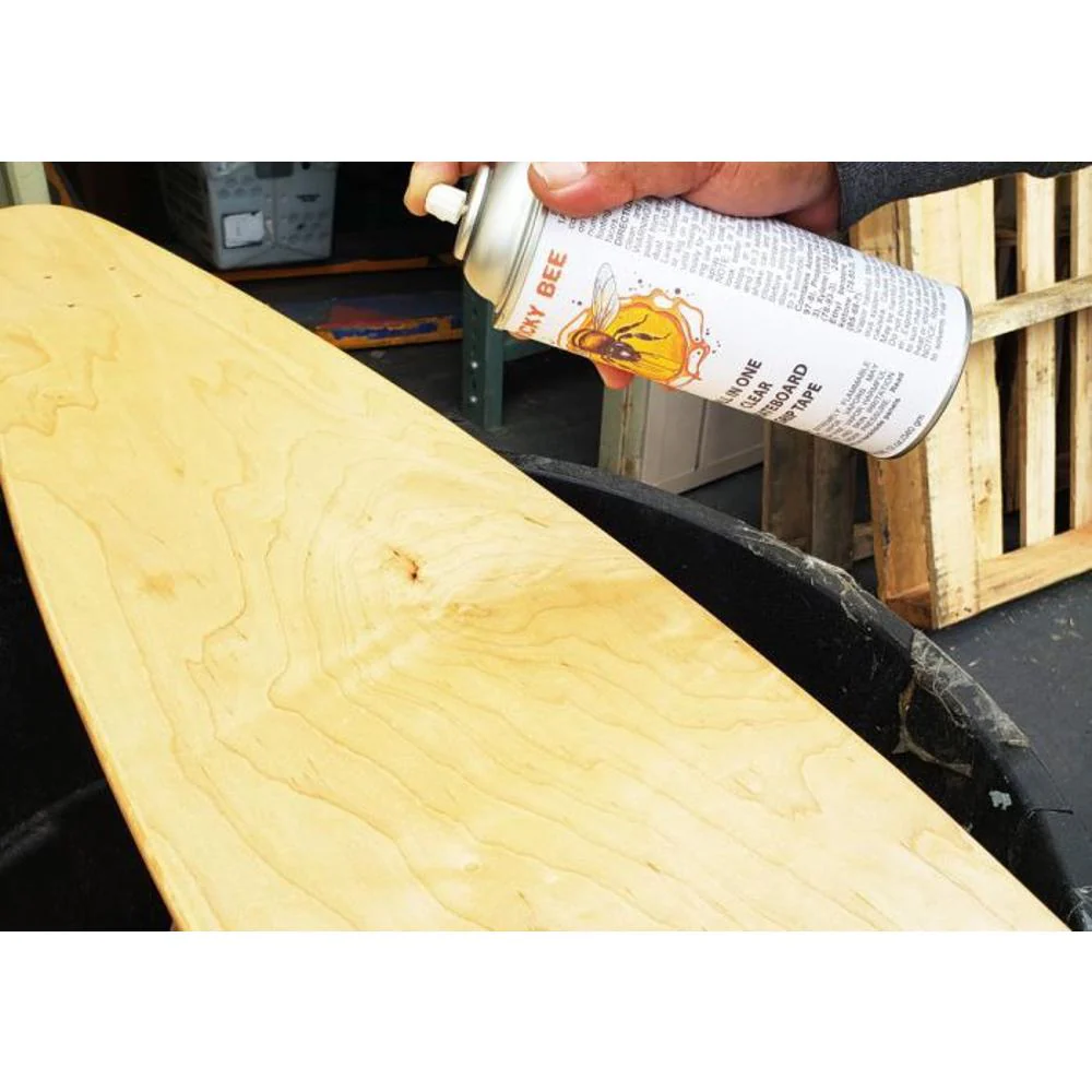 Longboard Skateboard Sticky Bee Clear Spray on Griptape - Image 2
