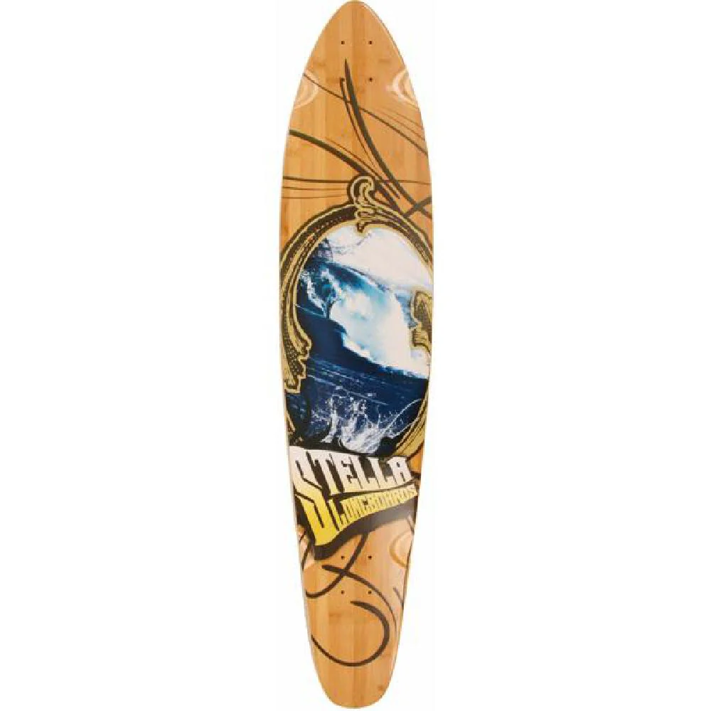 Longboard Stella Bamboo Kicktail Overflow 42" - Deck
