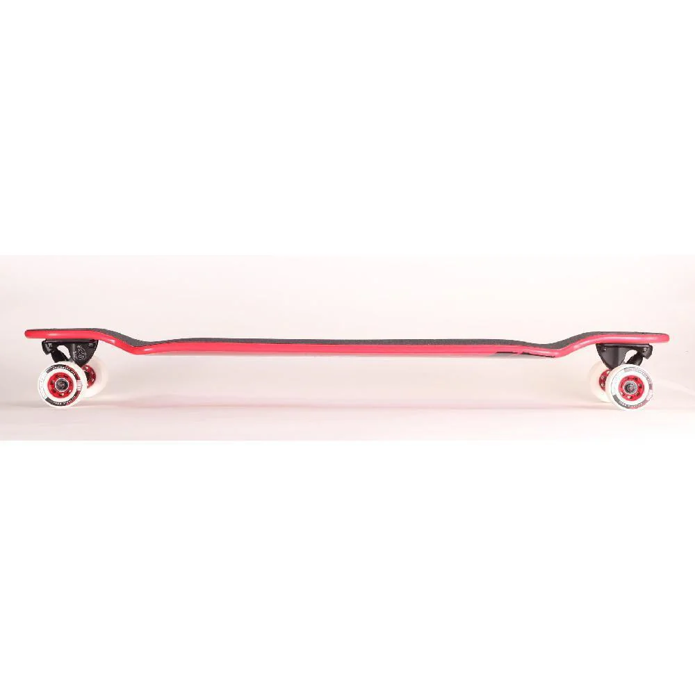 LRV1 40" Drop Down Longboard in Red Lunar Rover Ehlers Longboards - Image 3