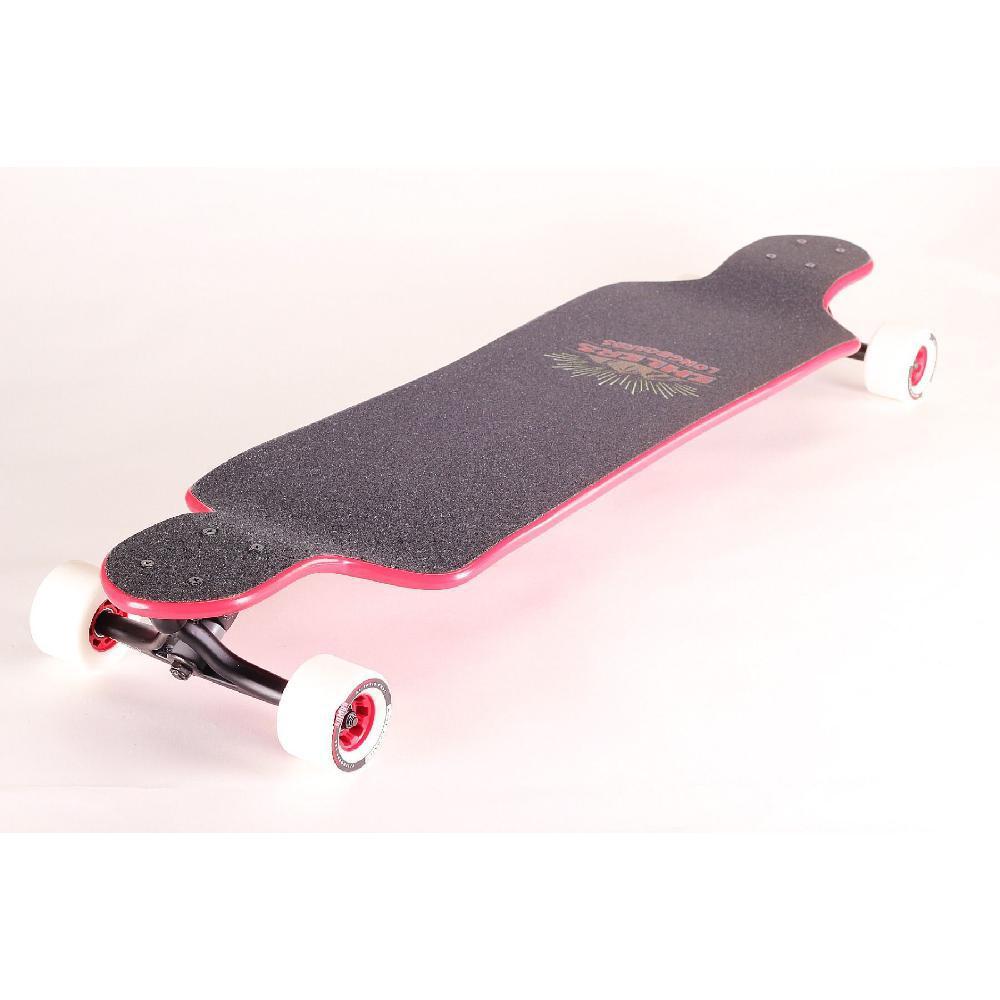 LRV1 40" Drop Down Longboard in Red Lunar Rover Ehlers Longboards - Image 4