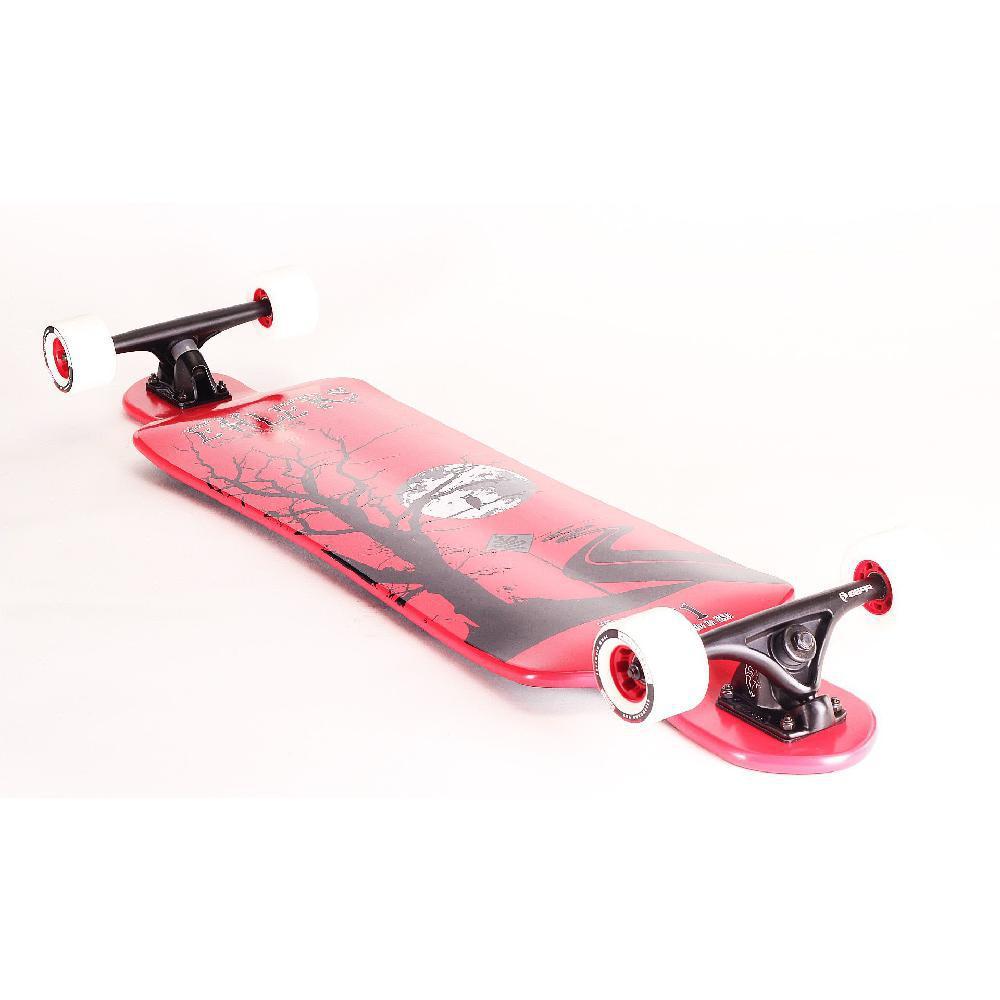 LRV1 40" Drop Down Longboard in Red Lunar Rover Ehlers Longboards - Image 7