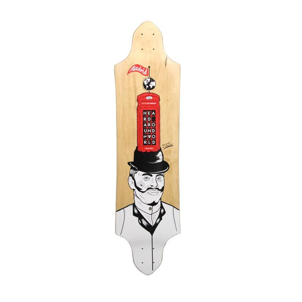 Madrid 2015 Gentleman Halberd Freeride 36" Longboard Deck - Image 4