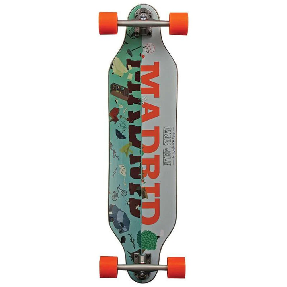 Madrid 2015 Disaster Relief Weezer Longboard - 36 inch - Complete - Image 2