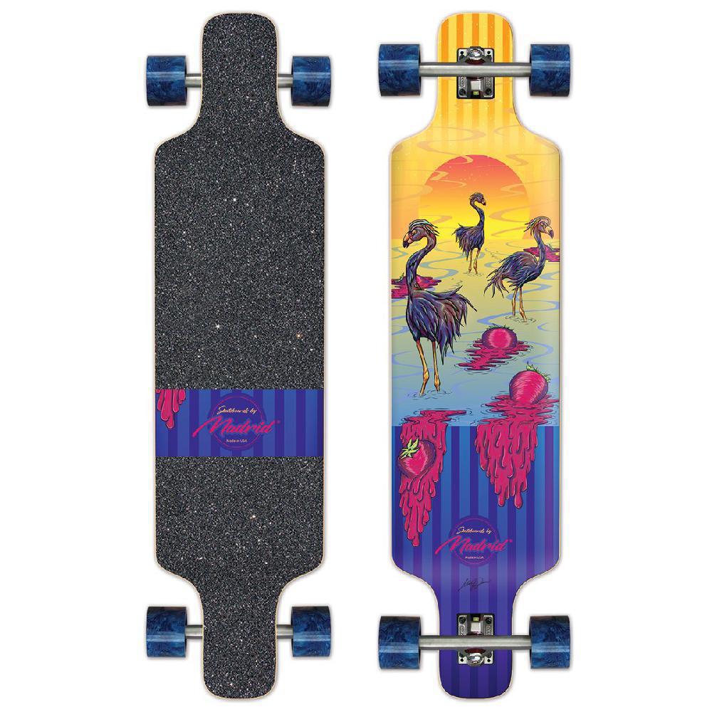Madrid DTF 39" Flamingos Top Mount Longboard