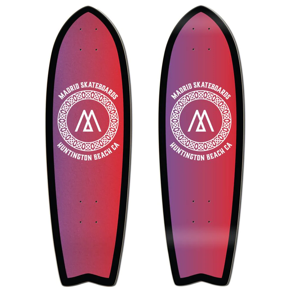 Madrid Fish 29" Gradient Cruiser Longboard - Image 2