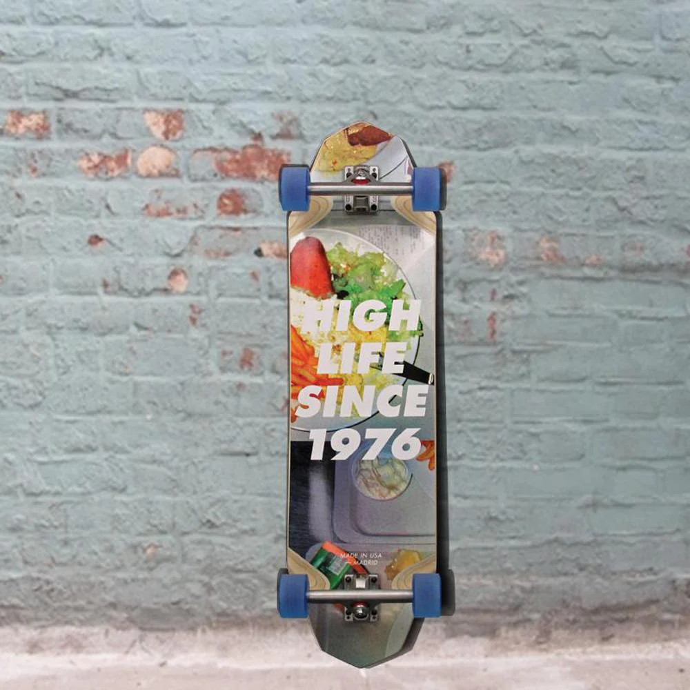 Madrid Freeride Double Kick Twin High Life Longboard 36 inch - Complete
