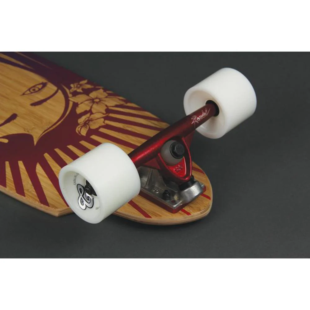 Madrid Girl Bamboo Carving 38" Longboard - Image 4