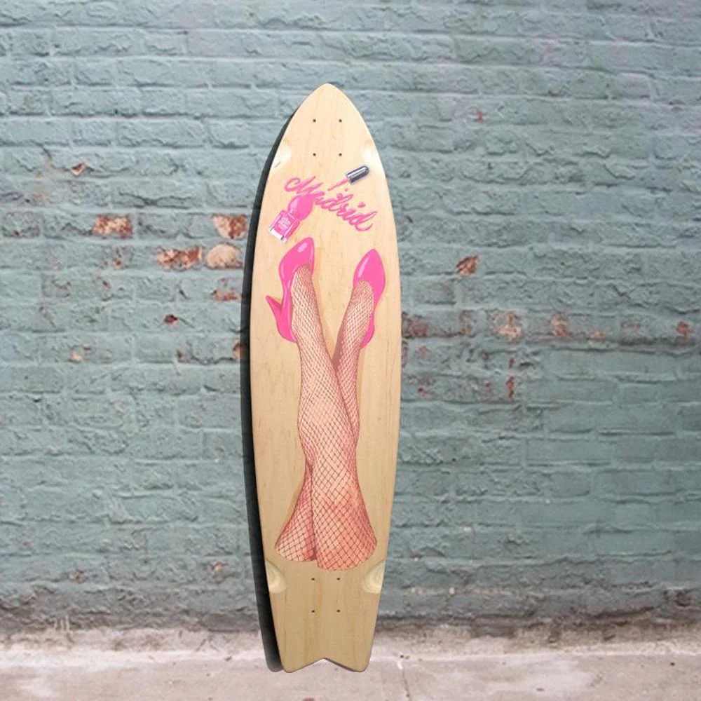 Madrid Legs Gun Fishtail Longboard - 37.75" - Deck