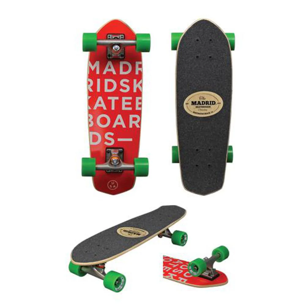 Madrid Midget Overset Picket Cruiser Skateboard 23" - Complete - Image 4