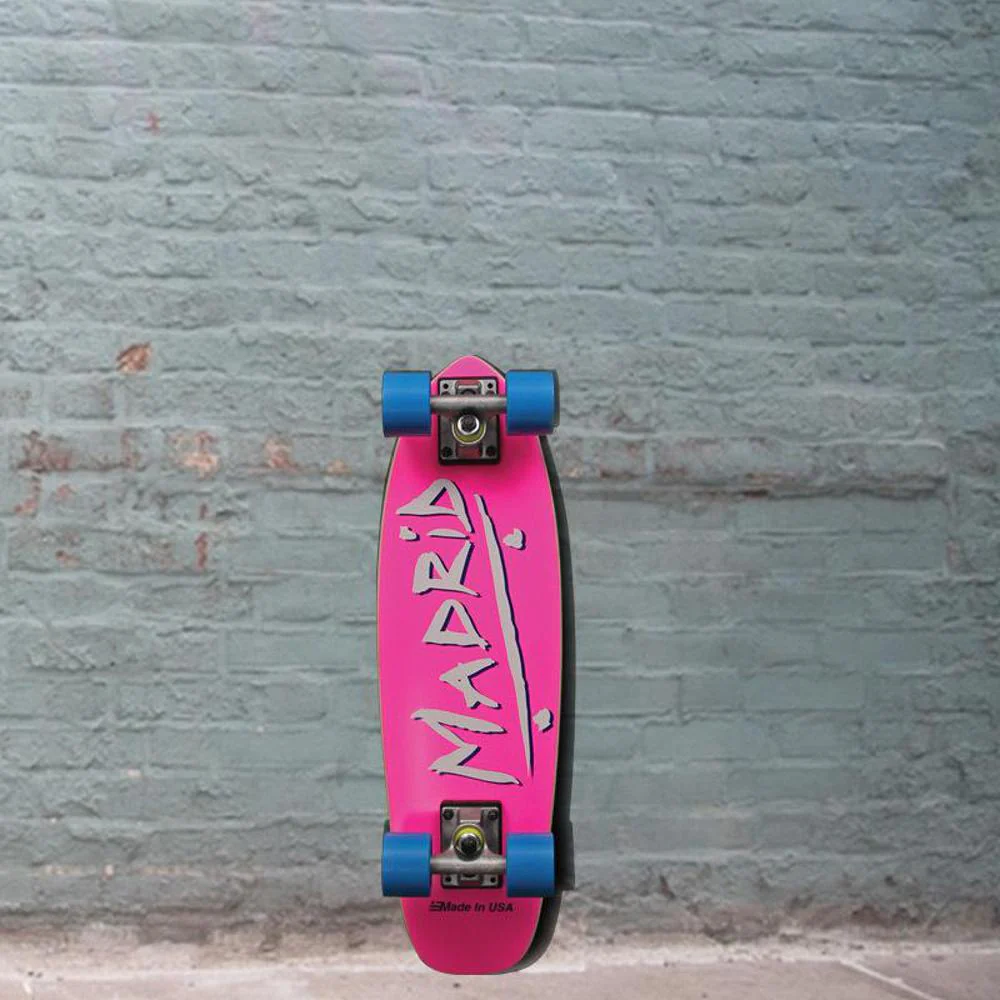 Madrid Midget Party Pink Cruiser Skateboard - Pee Wee 23.25" - Complete