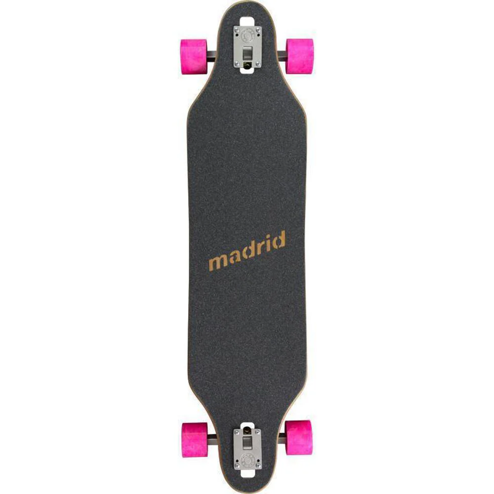 Madrid Missionary 37" Flamingo Bamboo Drop Through Longboard - Image 2