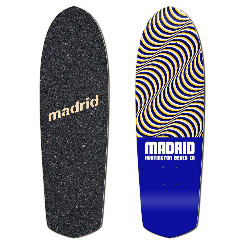 Madrid Picket 28.5" Illusion Blue Cruiser Longboard - Image 2