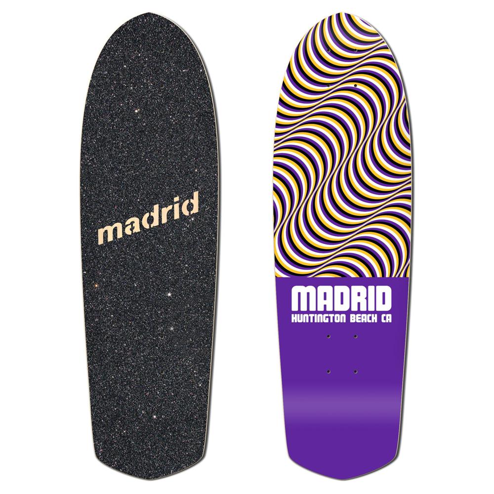 Madrid Picket 28.5" Illusion Purple Cruiser Longboard - Image 2