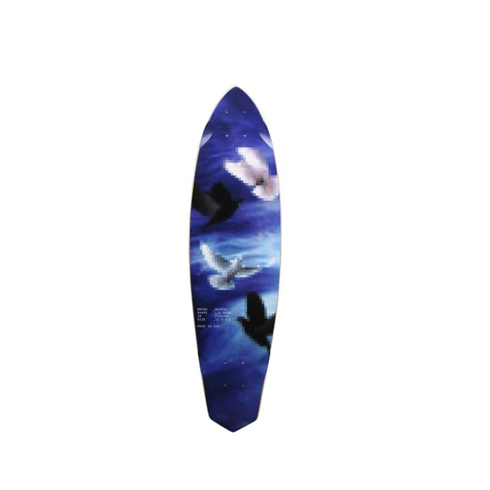 Madrid Pigeons Lil Dude Longboard - 32" - Deck - Image 2