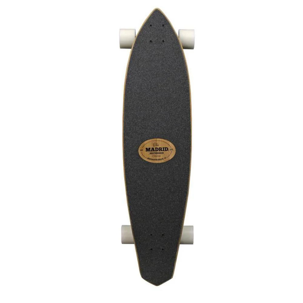 Madrid President Dude Bamboo Carving Longboard 38.75" - Image 3