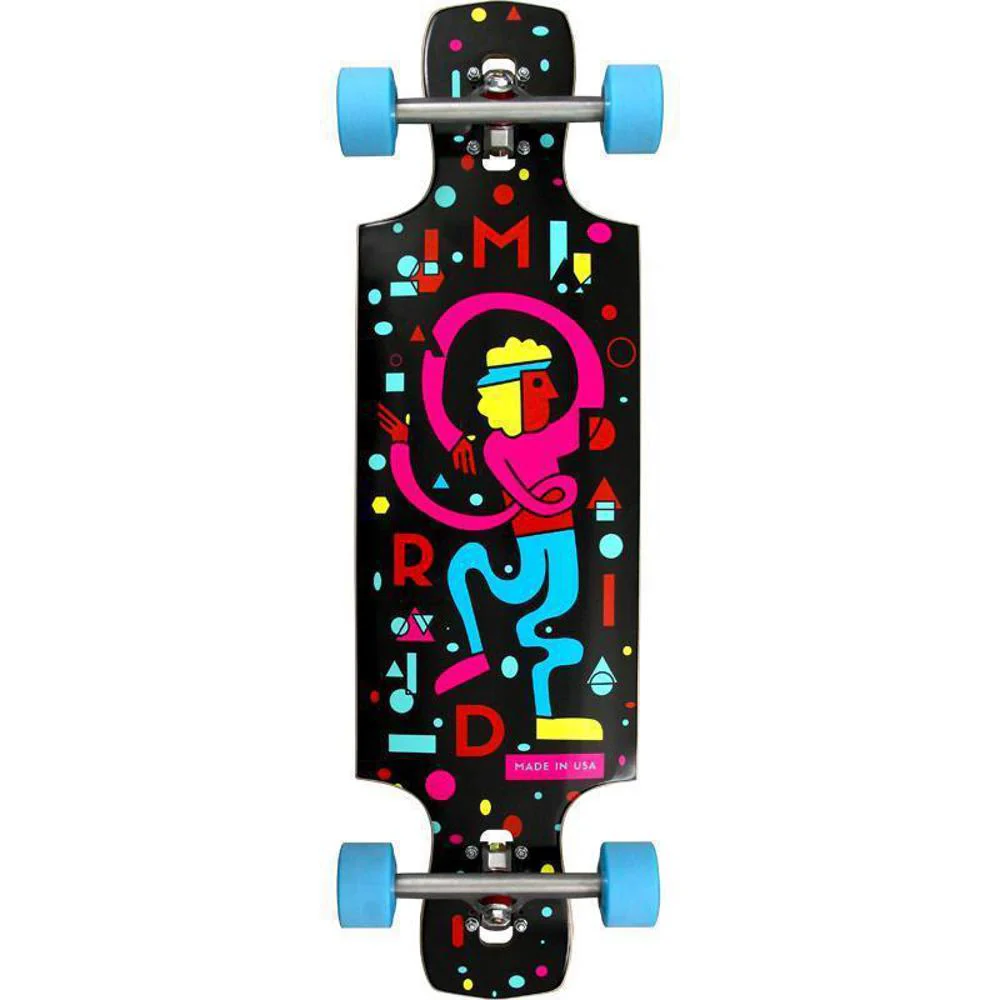 Madrid Riot 34.25" Workout Drop through Longboard