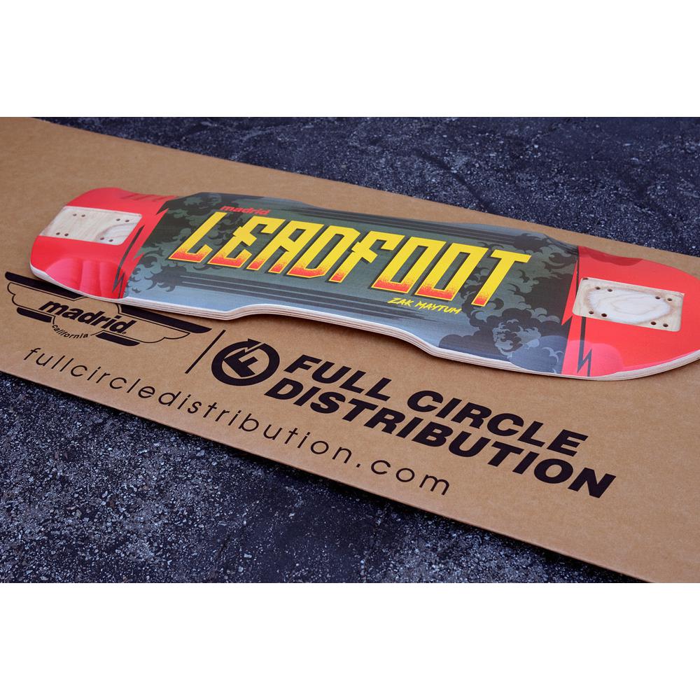 Madrid The Leadfoot Zak Maytum Pro Model 32" Freeride Deck - Performance Series - Image 2