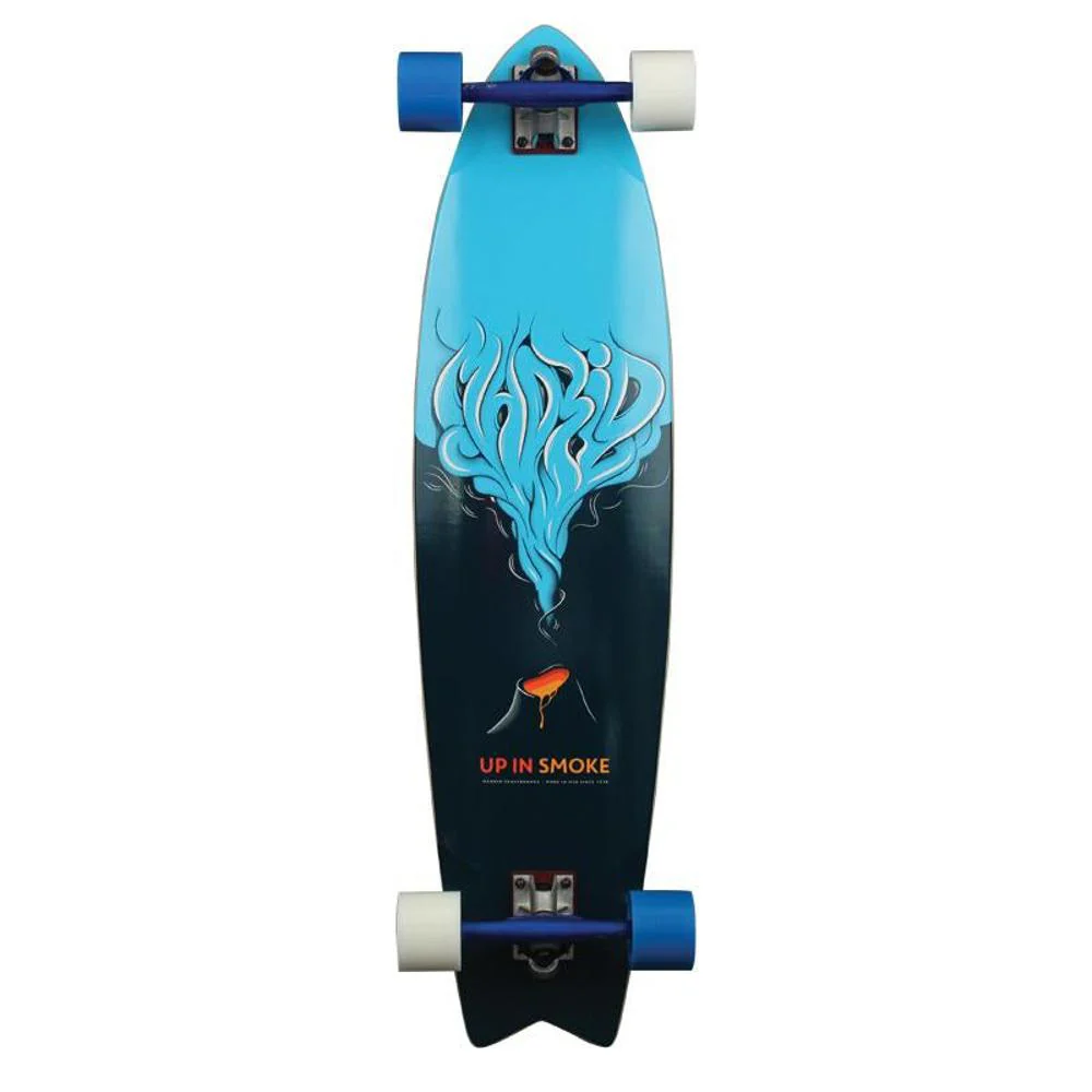 Madrid Up In Smoke Gun 37" Fishtail Longboard Skateboard - Image 5