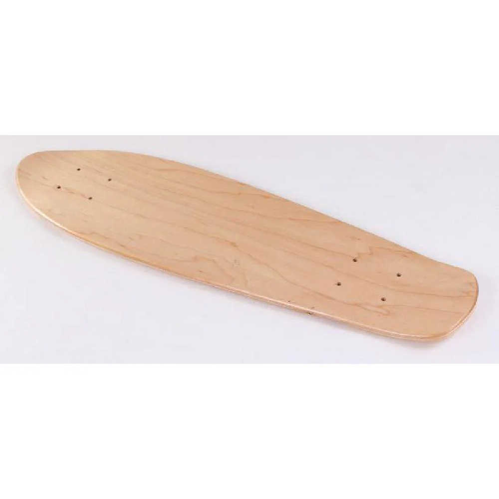 Mini Blank Kicktail Longboard Maple 25 inches Deck - Image 2