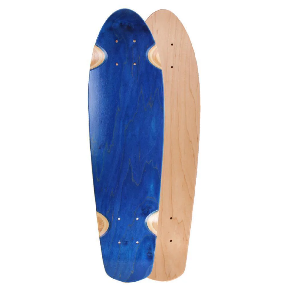Mini Blank Kicktail Longboard Maple 25 inches Deck - Image 3
