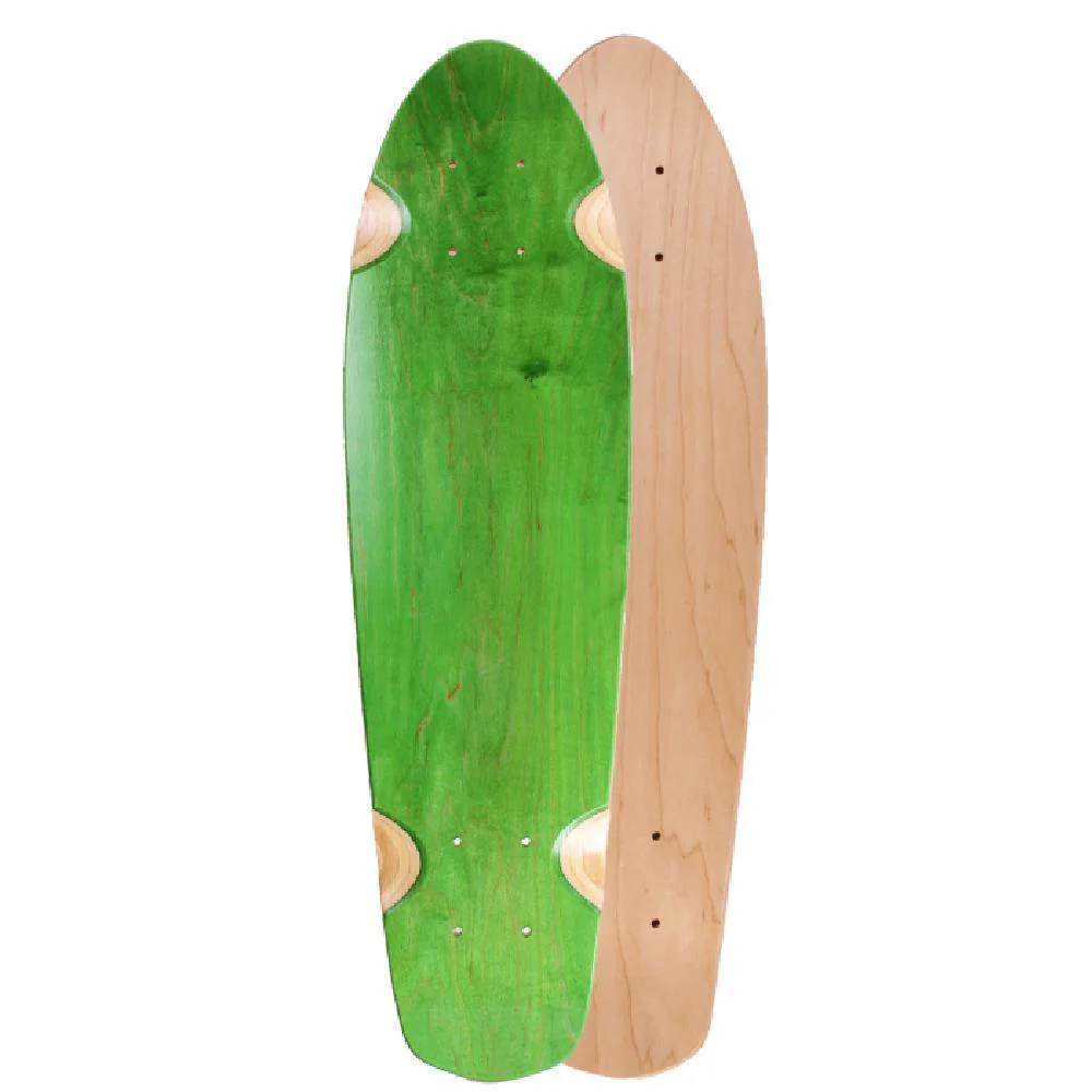 Mini Blank Kicktail Longboard Maple 25 inches Deck - Image 4