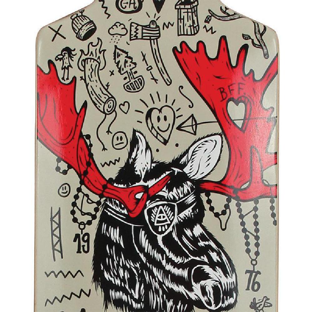 Moose D.T.F Freeride 41" Top mount Longboard Deck 2016 - Image 2