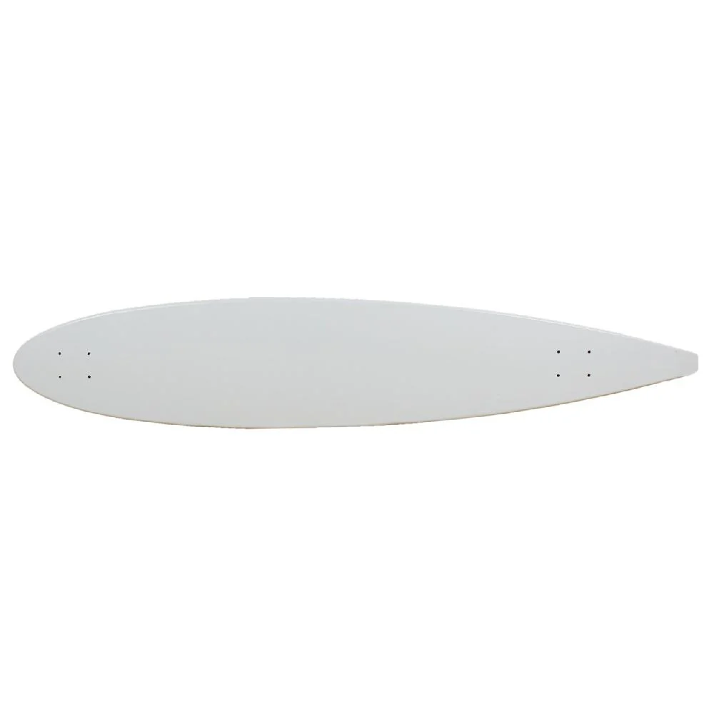 Moose Dipped White 47" Pintail Longboard Deck - Image 2