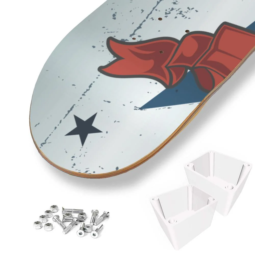 Motorcycle Biker Club Skateboard Wall Art - Image 5