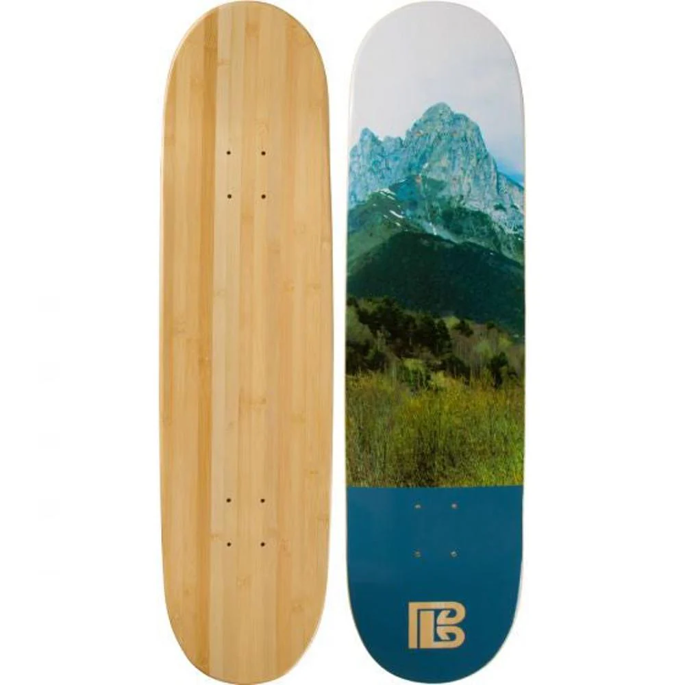 Mountain Graphic Bamboo Skateboard - Image 2