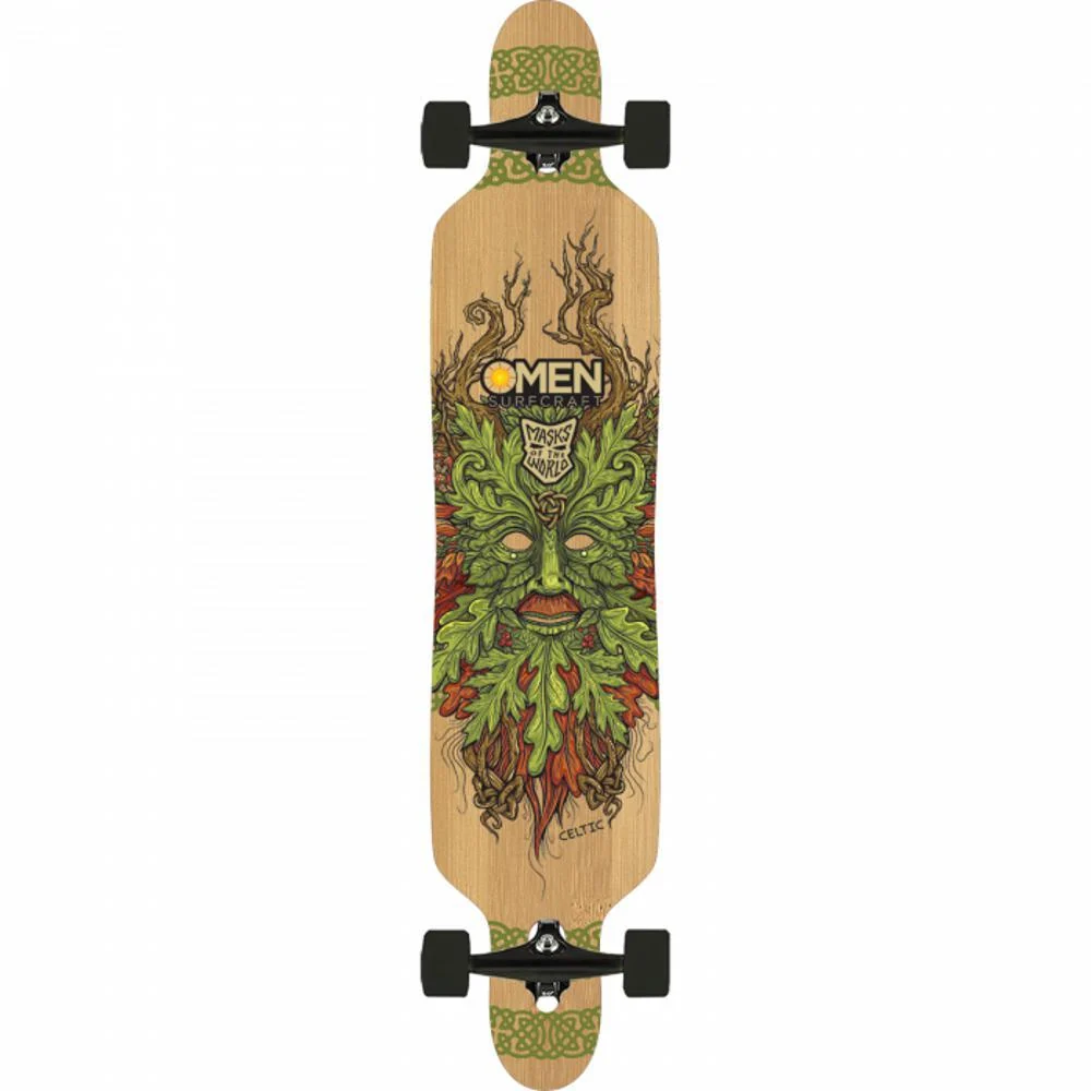 Omen Celtic Mask 41.5" Drop Through with Flex Longboard