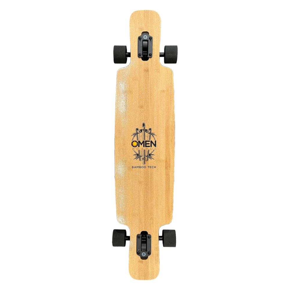 Omen Maori Mask 41.5" Drop Through with Kicktail Longboard - Image 2