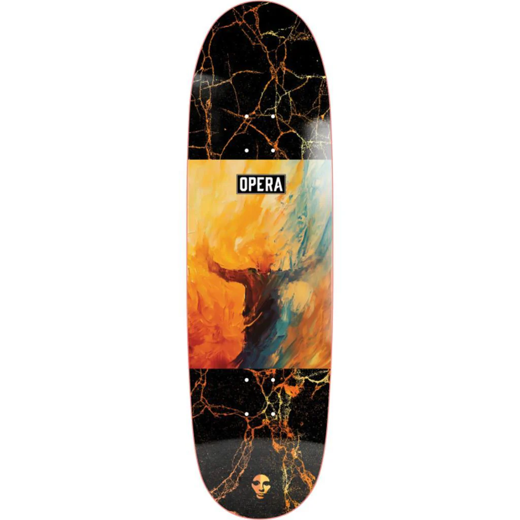 Opera Smear Yellow/Orange 9.0" Skateboard Deck